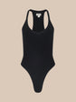 WRENNA RACERBACK BODYSUIT - BLACK