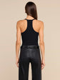WRENNA RACERBACK BODYSUIT - BLACK