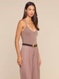 WRENNA RACERBACK BODYSUIT - CARDAMOM