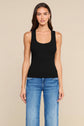 Shania Racerback Tank - Black