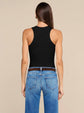 Shania Racerback Tank - Black