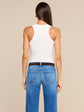 Shania Racerback Tank - White
