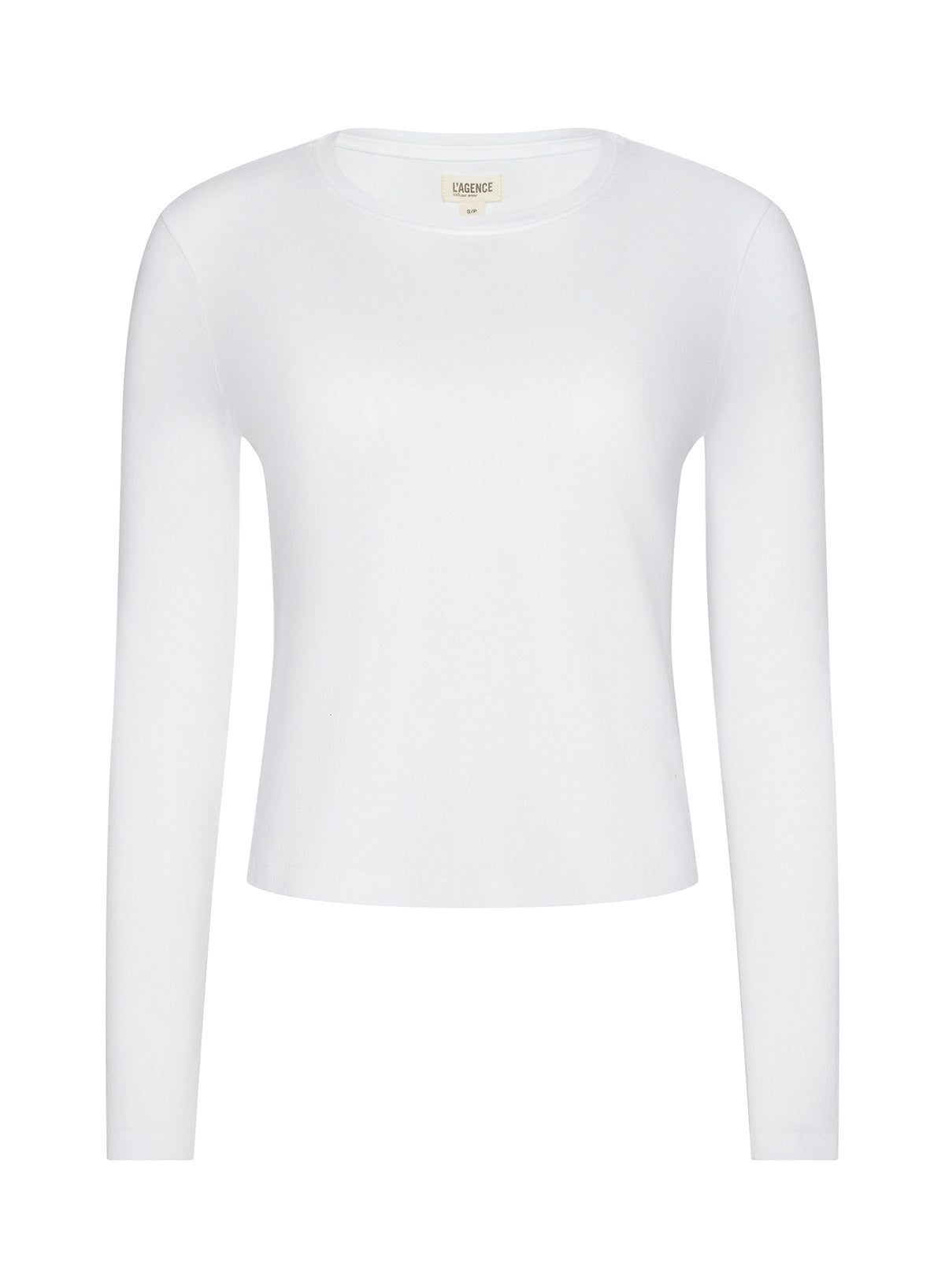 LEANNE LS CRW NK TEE