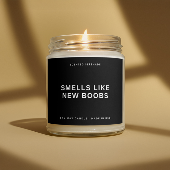 Smells Like New Boobs, Boob Job Gift, Plastic Surgery Candle