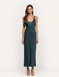 Akiya Satin Maxi Dress - Forest Green (PRE-SALE)