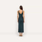 Akiya Satin Maxi Dress - Forest Green (PRE-SALE)