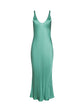Akiya Satin Tank Dress - Malachite Green