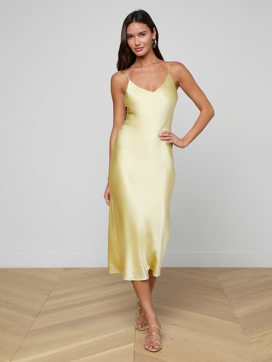 Seridie Silk Slip Dress