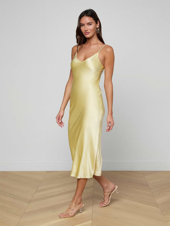 Seridie Silk Slip Dress