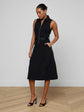 Kylo Poplin Shirt Dress -  Black