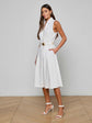 Kylo Poplin Shirt Dress - White