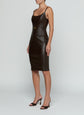 HALIA BUCKLE MIDI DRESS