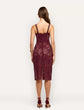 Jennifer Lace Midi Dress - Deep Port (PRE-SALE)