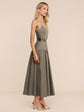 Rima Maxi Dress - Smokey Olive Smol