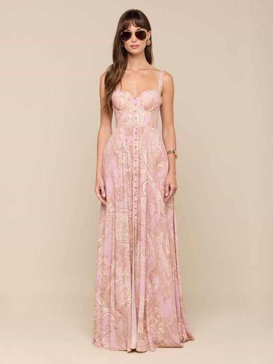 Rosette Maxi Dress
