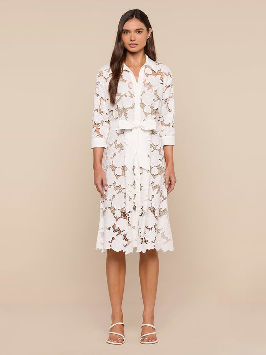 May Eyelet Shirt Dress
