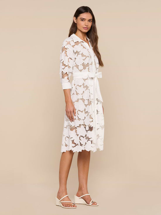 May Eyelet Shirt Dress