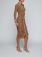 ADRIANA L/S MIDI DRESS