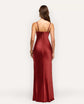 Sayla Silk Gown - Carmine (PRE-SALE)