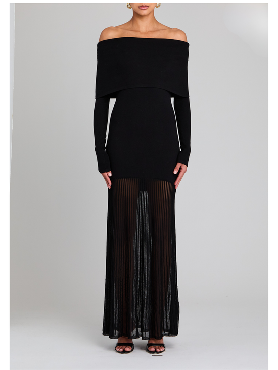 Isotta Maxi Dress - Black (PRE-SALE)