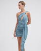 Dune Jersey One Shoulder Mini Dress (PRE-SALE)