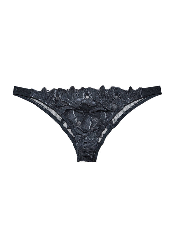 Lily Embroidery Cheeky - Black (PRE-SALE)