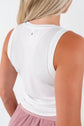 Vitality Flow Cinch Tank - Snow (PRE-SALE)