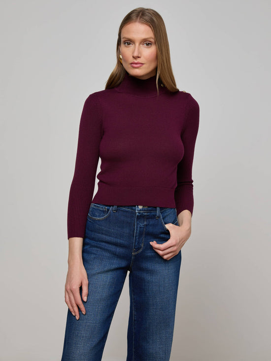 Kamdyn Mock-Neck Top