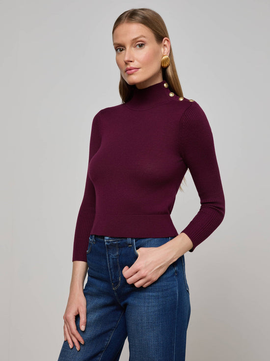 Kamdyn Mock-Neck Top