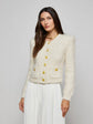 Una Knit Cardigan - Ivory/Gold Lurex Multi
