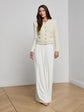 Una Knit Cardigan - Ivory/Gold Lurex Multi
