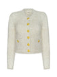 Una Knit Cardigan - Ivory/Gold Lurex Multi