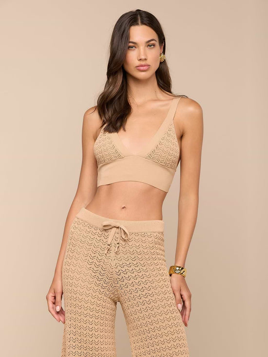 Reverie Pointelle Knit Bralette