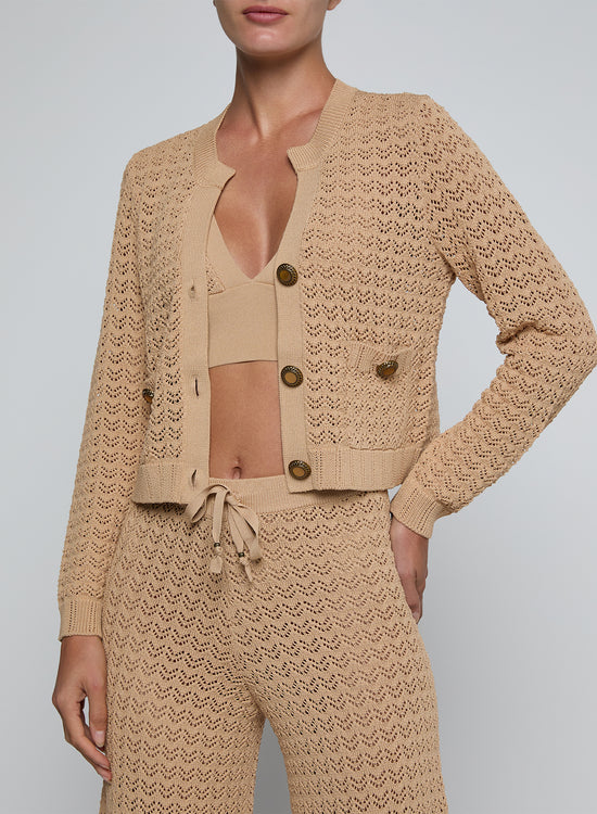 ORLA POINTELLE KNIT CARDI
