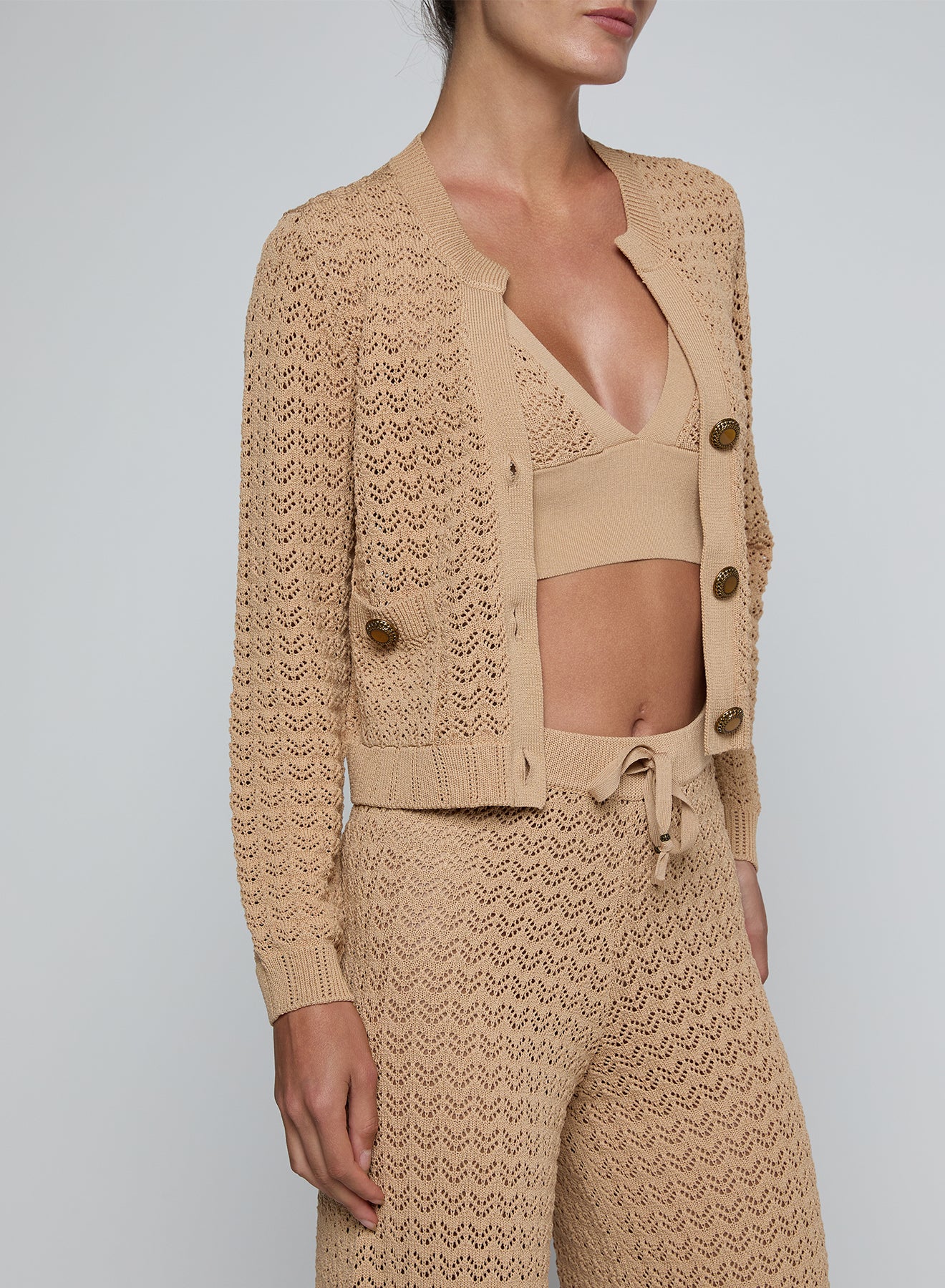 ORLA POINTELLE KNIT CARDI