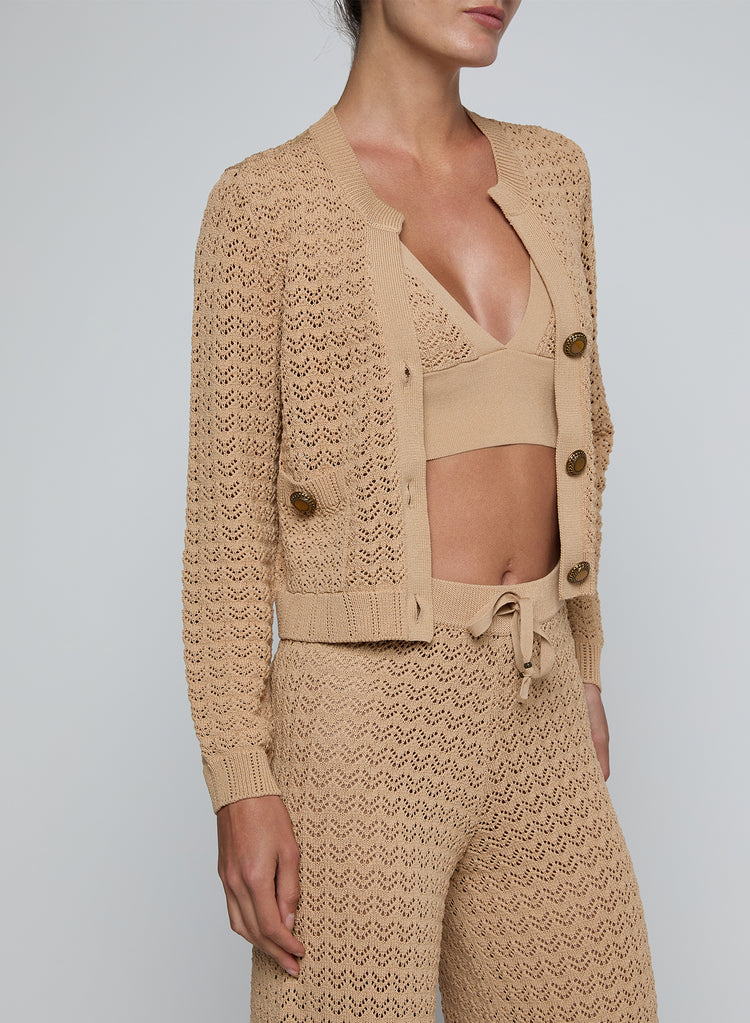 ORLA POINTELLE KNIT CARDI