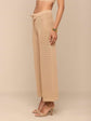 Gaelle Pointelle Knit Pant - Light Cappuccino