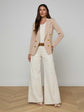 Amelia Knit Blazer - Capppuccino/Gold (PRE-SALE)