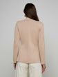 Amelia Knit Blazer - Capppuccino/Gold (PRE-SALE)