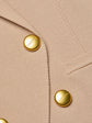 Amelia Knit Blazer - Capppuccino/Gold (PRE-SALE)