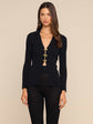 Kaye Cardigan Top - Black