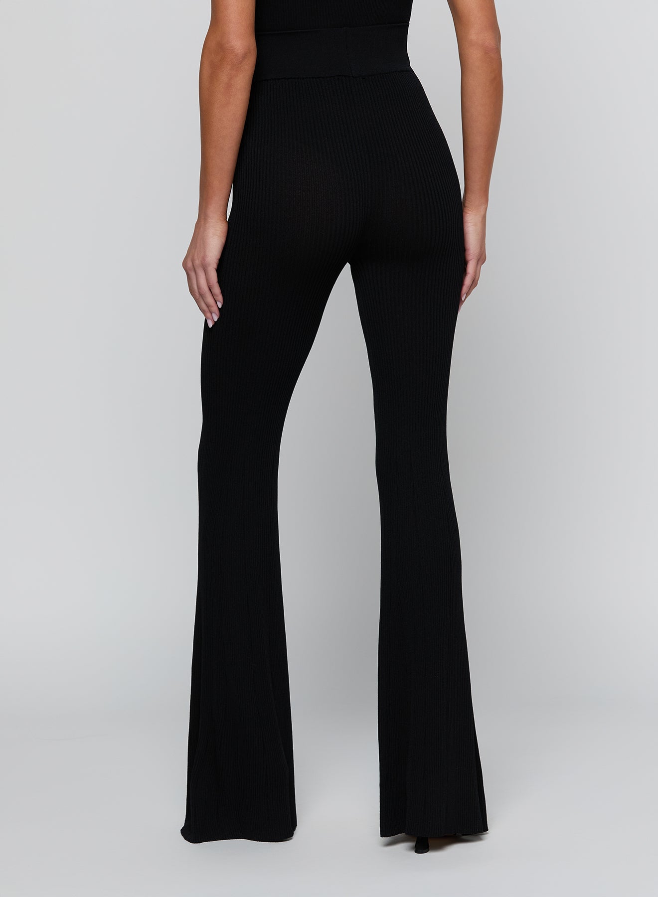 CONAN RIB KNIT FLARE PANT