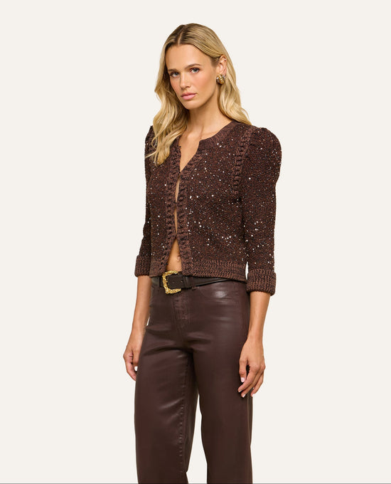 Thistle Sequined Cardigan