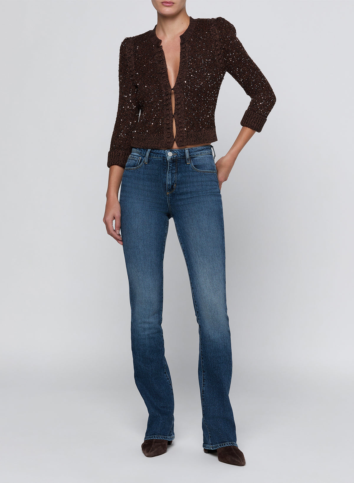 THISTLE SEQUINED CARDIGAN