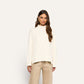 Selwyn Oversized Turtleneck - Ivory (PRE-SALE)