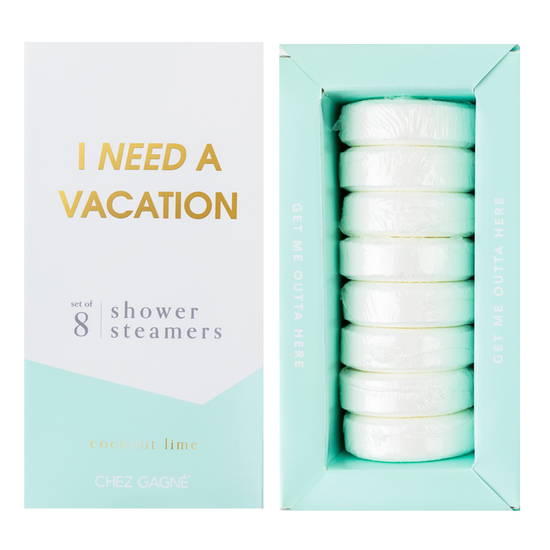 I Need a Vacation Shower Shower Steamers  (PRE-SALE)