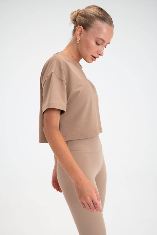 Vitality Motive Retro Tee - Khaki