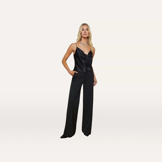 Calista Silk Camisole - Black (PRE-SALE)
