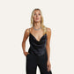 Calista Silk Camisole - Black (PRE-SALE)