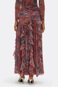 Twist Flutter Maxi Skirt